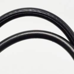 Pre Owned Gucci Black GG Canvas and Leather Sukey Tote