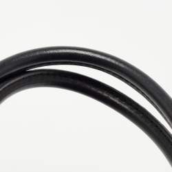 Pre Owned Gucci Black GG Canvas and Leather Sukey Tote