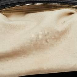 Pre Owned Gucci Black GG Canvas and Leather Sukey Tote