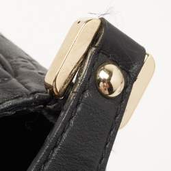 Pre Owned Gucci Black Guccissima Leather Medium New Ladies Web Hobo