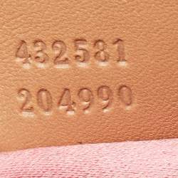 Gucci Metallic Pink Matelasse Leather Broadway Shoulder Bag