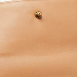 Gucci Metallic Pink Matelasse Leather Broadway Shoulder Bag