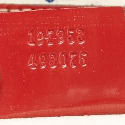 Pre Owned Gucci Red/White GG Supreme Coated Canvas and Leather Large Heart Joy Tote