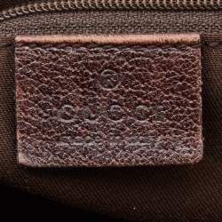 Pre Owned Gucci Beige/Brown GG Canvas and Leather Princy Boston Bag