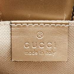 Gucci Metallic Gold Guccissima Leather Emily Chain Shoulder Bag