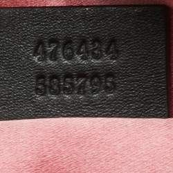 Pre Owned Gucci Black Matelassé Velvet GG Marmont Belt Bag