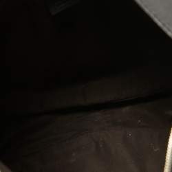 Pre Owned Gucci Beige/Black GG Canvas and Leather Medium Sukey Hobo