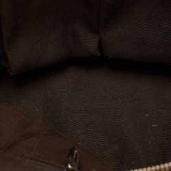 Gucci Beige/Brown GG Crystal Canvas and Leather Medium Dome Bag
