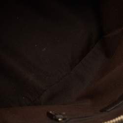 Gucci Beige/Brown GG Crystal Canvas and Leather Medium Dome Bag