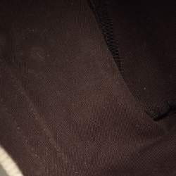 Pre Owned Gucci Beige/Ebony GG Supreme Canvas Medium Joy Boston Bag