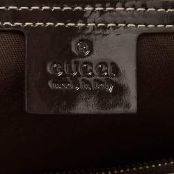 Pre Owned Gucci Beige/Ebony GG Supreme Canvas Medium Joy Boston Bag