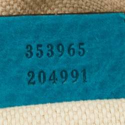 Pre Owned حقيبة كروس غوتشي سوهو ديسكو جلد زرقاء  بسلسلة