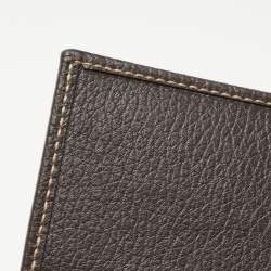 Gucci Beige/Brown GG Crystal Canvas and Leather Flap Continental Wallet