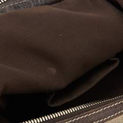 Pre Owned Gucci Beige/Brown GG Canvas and Leather Princy Hobo