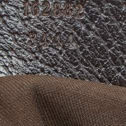 Pre Owned Gucci Beige/Brown GG Canvas and Leather Princy Hobo