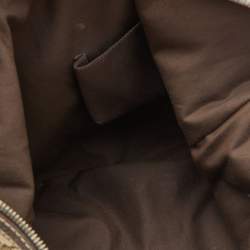 Pre Owned Gucci Beige/Brown GG Canvas and Leather Princy Hobo