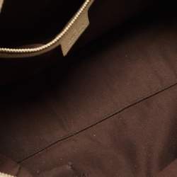 Pre Owned Gucci White/Beige GG Canvas Small Charmy Boston Bag