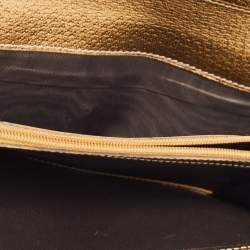 Gucci Gold/Beige GG Canvas and Leather Princy Continental Wallet