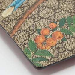 Pre Owned Gucci Multicolor GG Supreme Canvas Tian Zip Pouch