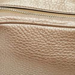 Pre Owned Gucci Metallic Leather Small Soho Disco Crossbody Bag