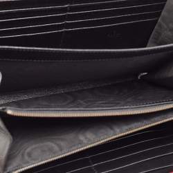 Gucci Black/Red Diagonal Quilt Leather GG Marmont Torchon Wallet on Chain