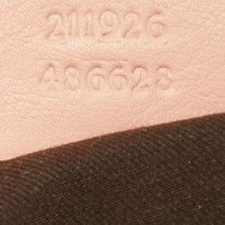 Pre Owned Gucci Pink GG Crystal Canvas Horsebit Charm Hobo