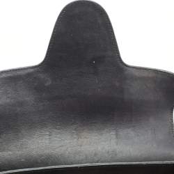 Pre Owned Gucci Black Guccissima Leather Large Emily Chain Shoulder Bag