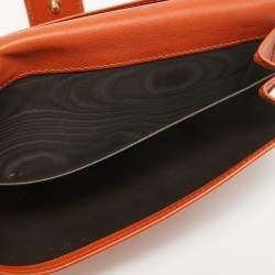 Gucci Orange Guccissima Leather Long Wallet