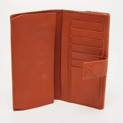 Gucci Orange Guccissima Leather Long Wallet