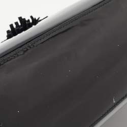 Pre Owned Gucci Black Patent Leather Large Emily Chain Shoulder Bag