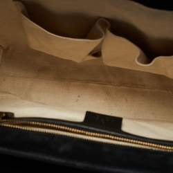 Pre Owned Gucci Black Patent Leather Large Emily Chain Shoulder Bag