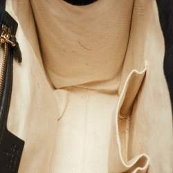 Pre Owned Gucci Black Patent Leather Large Emily Chain Shoulder Bag