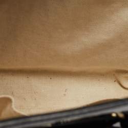 Pre Owned Gucci Black Patent Leather Large Emily Chain Shoulder Bag