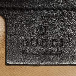 Pre Owned Gucci Black Patent Leather Large Emily Chain Shoulder Bag