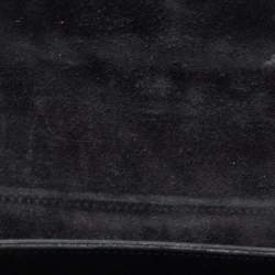 Pre Owned Gucci Black Patent Leather Large Emily Chain Shoulder Bag