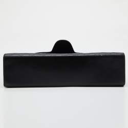 Gucci Black Guccissima Leather Large Emily Chain Shoulder Bag