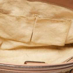 Pre Owned Gucci Beige GG Canvas Mayfair Bow Tote