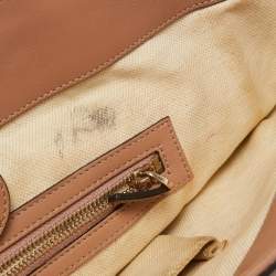 Pre Owned Gucci Beige GG Canvas Mayfair Bow Tote