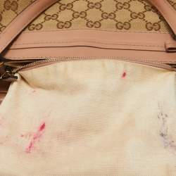 Pre Owned Gucci Beige GG Canvas Mayfair Bow Tote