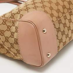 Pre Owned Gucci Beige GG Canvas Mayfair Bow Tote