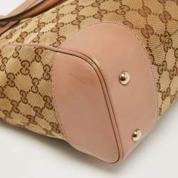 Pre Owned Gucci Beige GG Canvas Mayfair Bow Tote