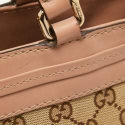 Pre Owned Gucci Beige GG Canvas Mayfair Bow Tote