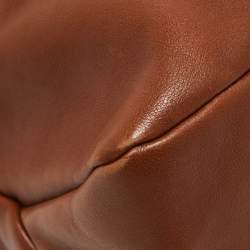 Pre Owned Gucci Brown Leather Medium Horsebit Handle Hobo 