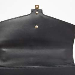 مملوكة مسبقًا Gucci Black Leather Sylvie Shoulder Bag