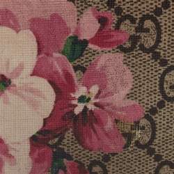 Gucci Multicolor GG Supreme Blooms Canvas Card Case