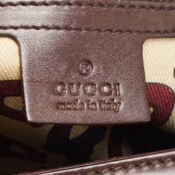 Pre Owned Gucci Brown Guccissima Leather Doctor Bag