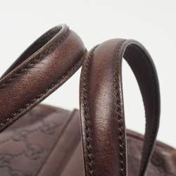 Pre Owned Gucci Brown Guccissima Leather Doctor Bag