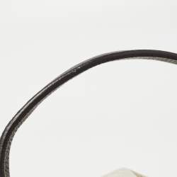 Pre Owned Gucci Brown/Beige GG Crystal Canvas and Leather Large Princy Tote