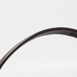 Pre Owned Gucci Brown/Beige GG Crystal Canvas and Leather Large Princy Tote