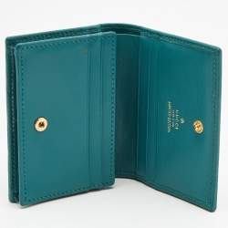Gucci Green Leather Limited Edition Horsebit 1955 Compact Wallet 